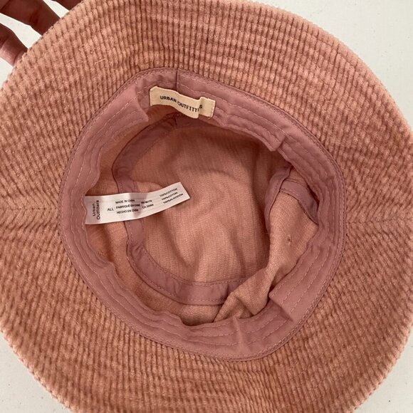 Urban Outfitters Bucket Hat Pink Corduroy One Size - Picture 4 of 6